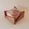 Juego de posavasos serie España Caja de madera clara